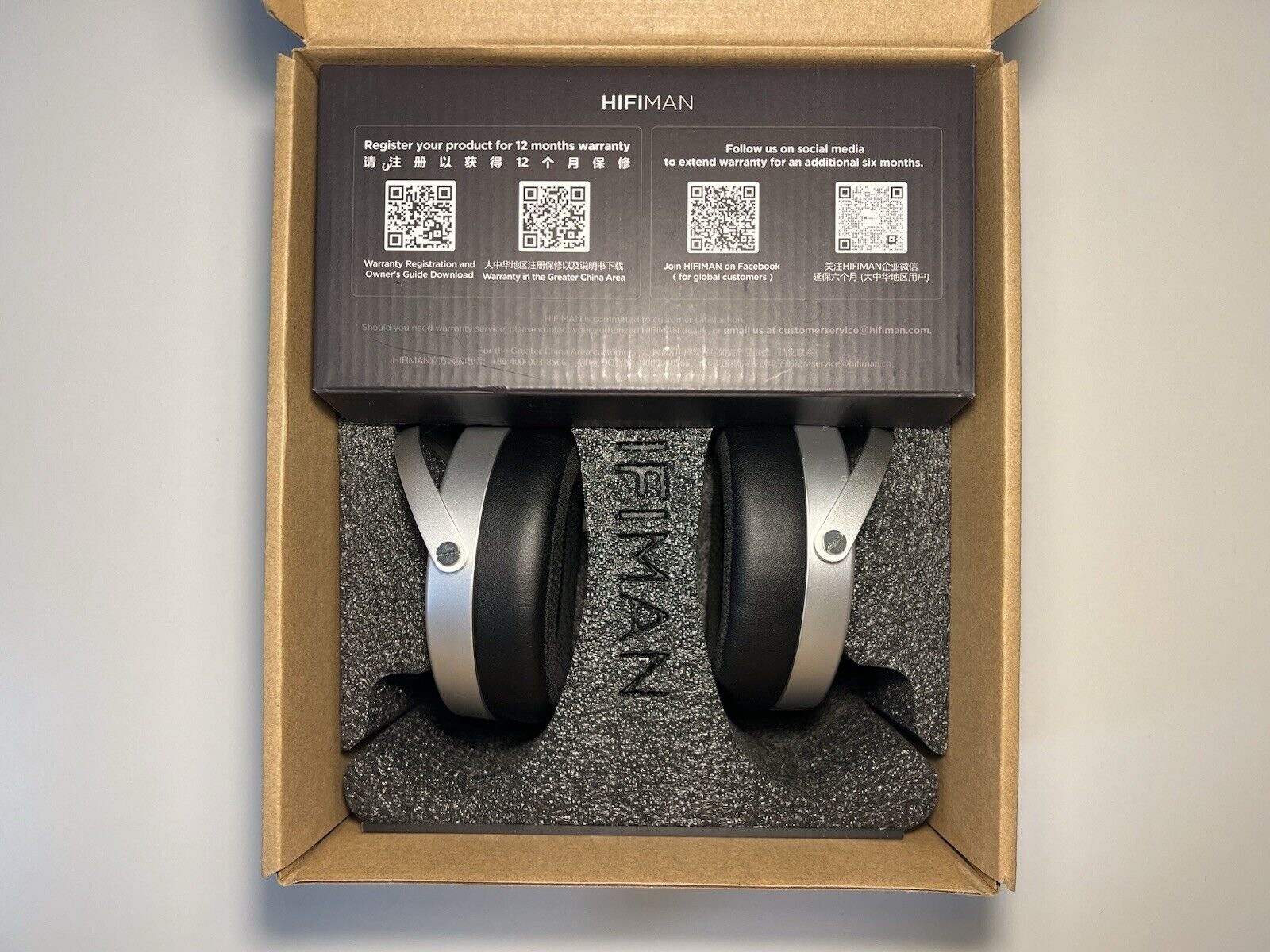 HIFIMAN Deva Pro Over-Ear Kopfhörer Set - Schwarz/Silber (2571)