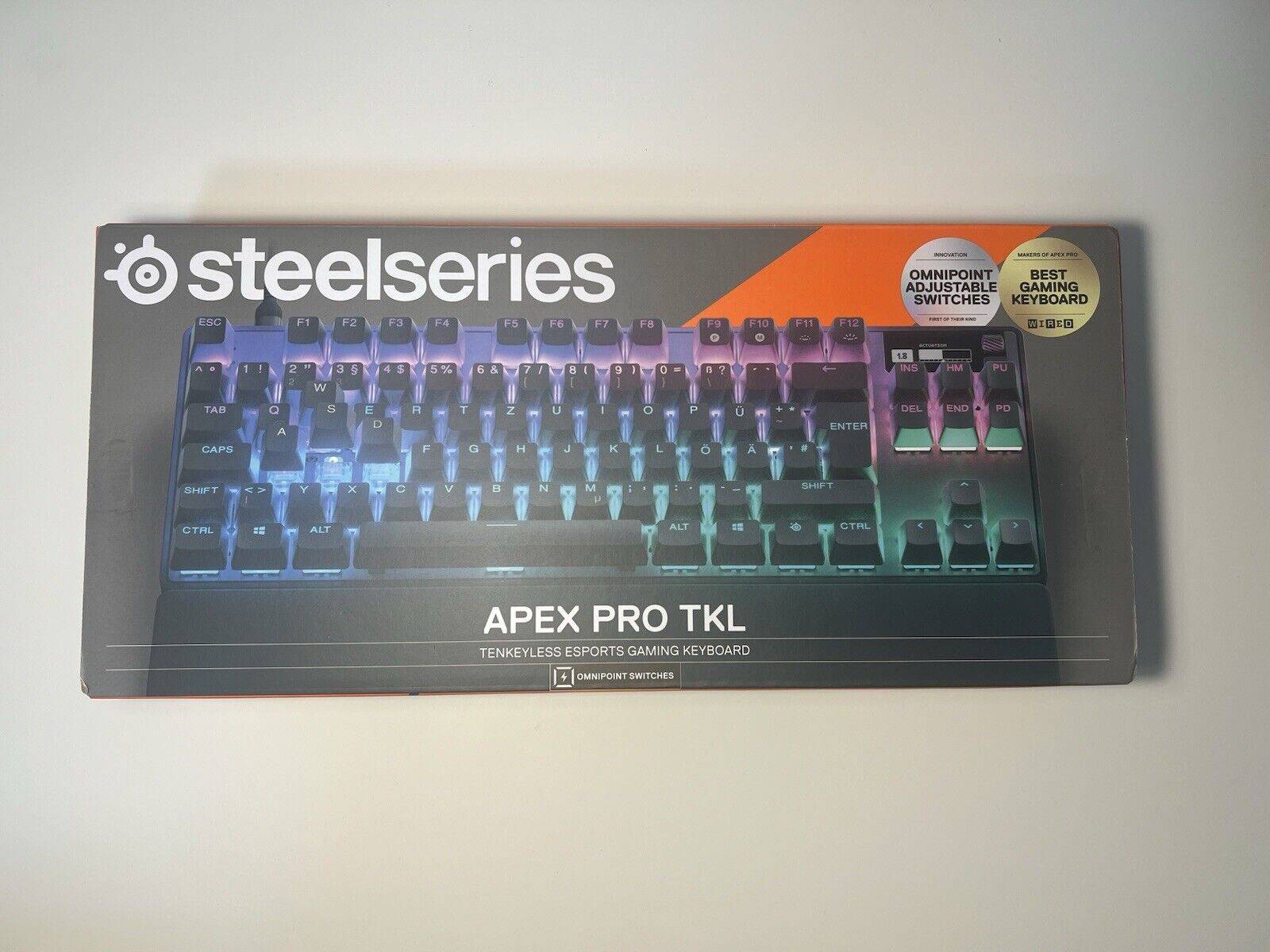 SteelSeries Apex Pro TKL Mechanische Gaming-Tastatur - Deutsch