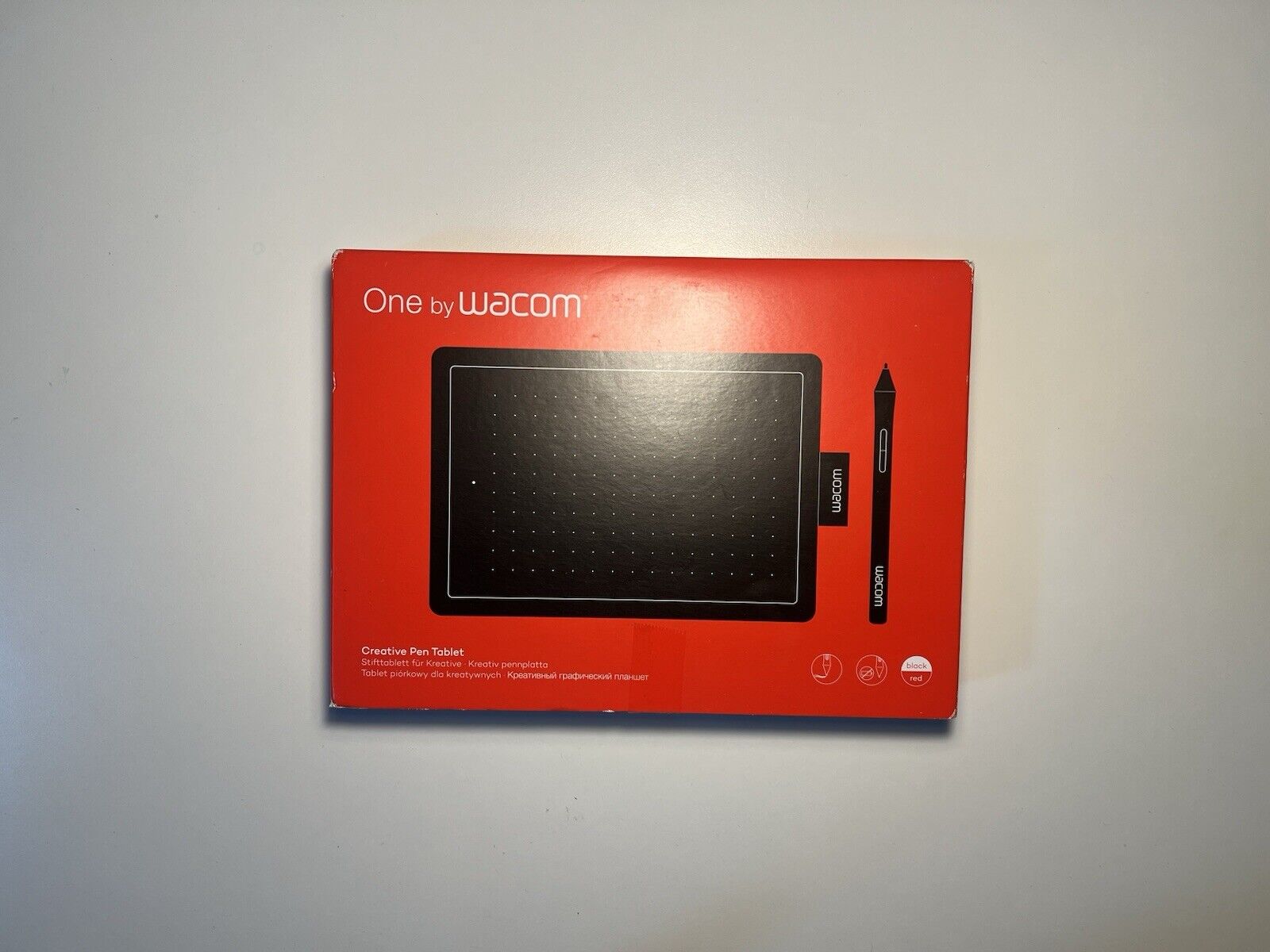 Wacom One Small Grafiktablett - Schwarz/Rot