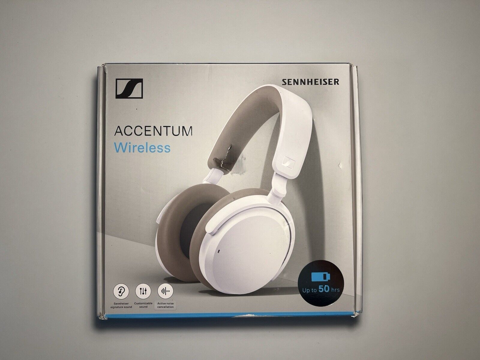 Sennheiser Accentum Wireless - Bluetooth Kopfhörer Weiß