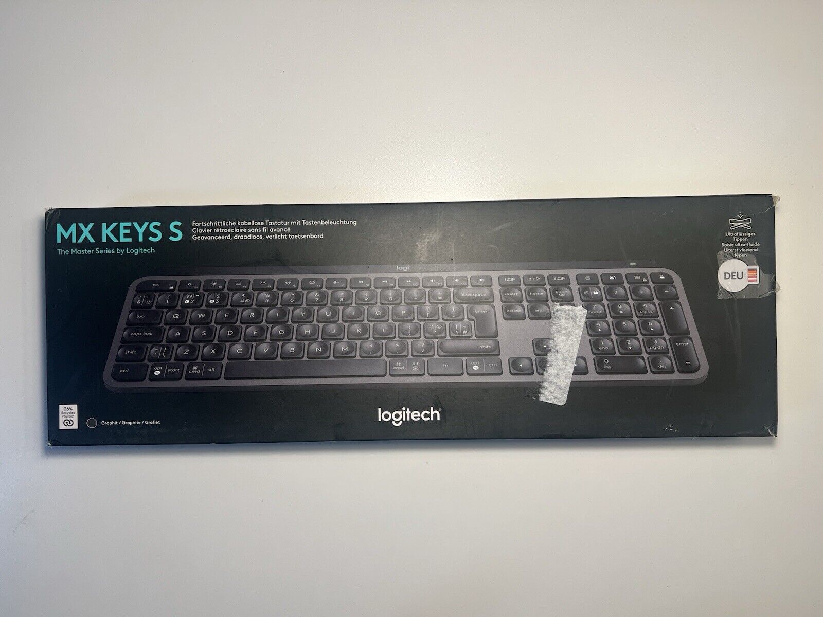 Logitech MX Keys S kabellos-Tastatur für Windows - Graphite (DE) QWERTZ