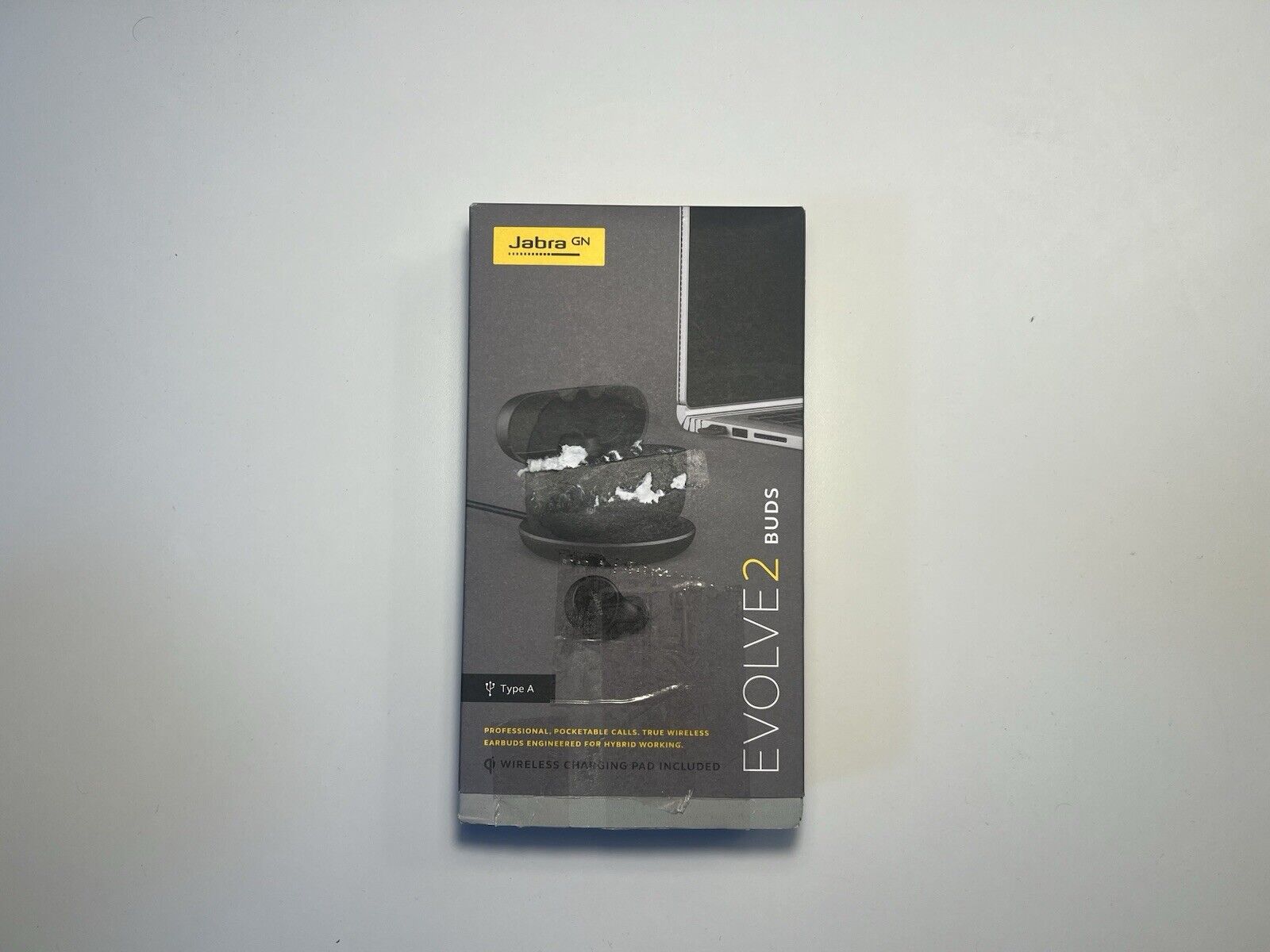 Jabra Evolve2 Buds True Wireless In-Ear-Bluetooth + Wireless Charging Pad