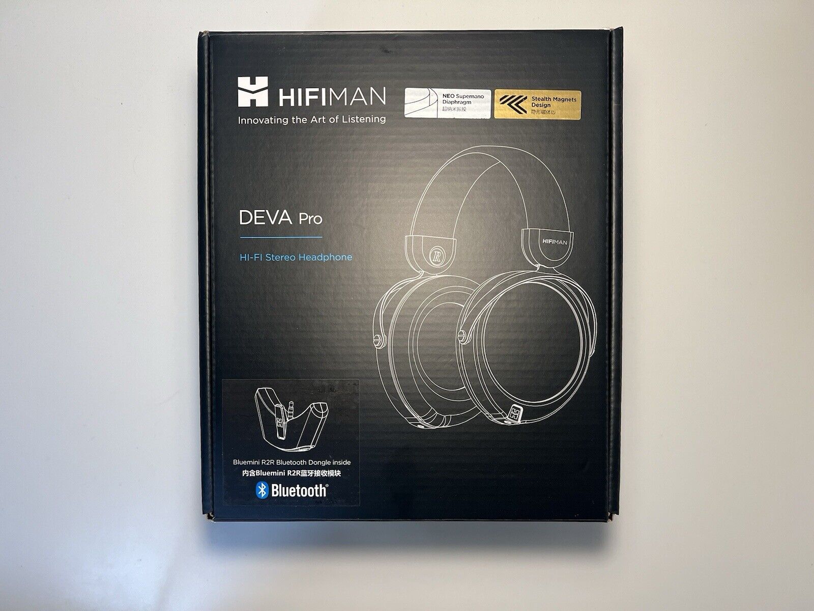 HIFIMAN Deva Pro Over-Ear Kopfhörer Set - Schwarz/Silber (2571)