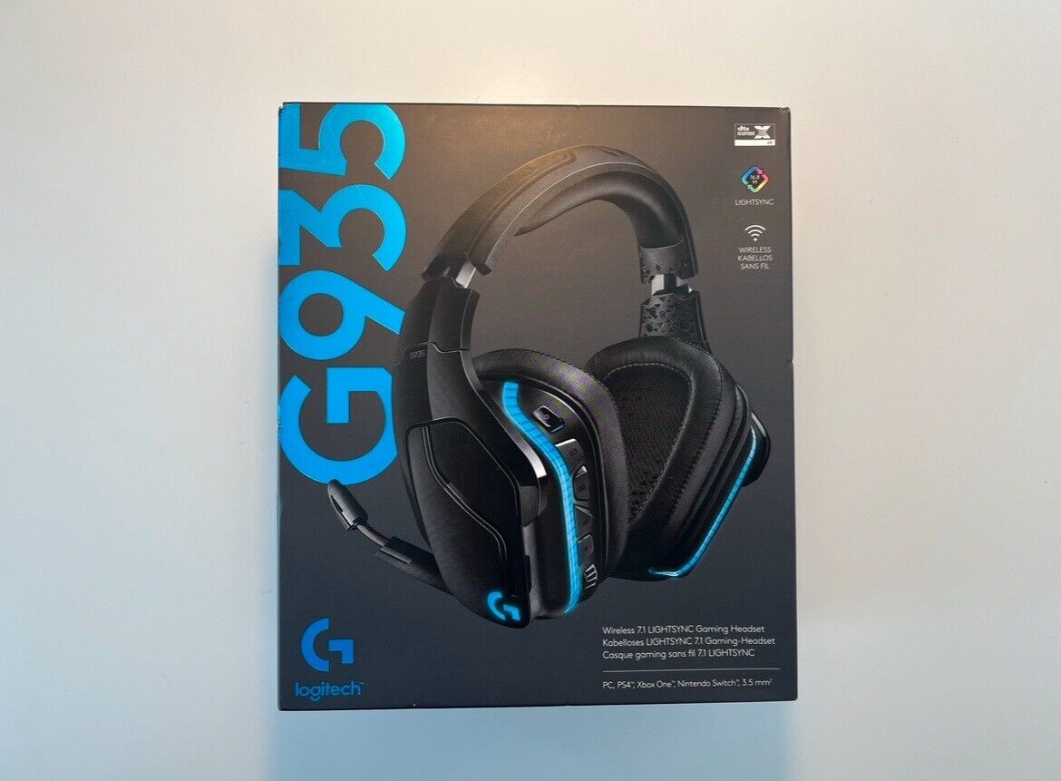 Logitech G935 Lightsync Wireless Gaming Headset - Schwarz (981-000742)