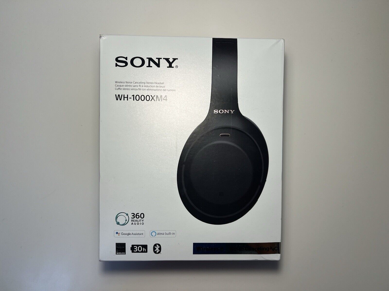 Sony WH-1000XM4 Kabellose Noise Cancelling (Over-Ear) Kopfhörer- Schwarz