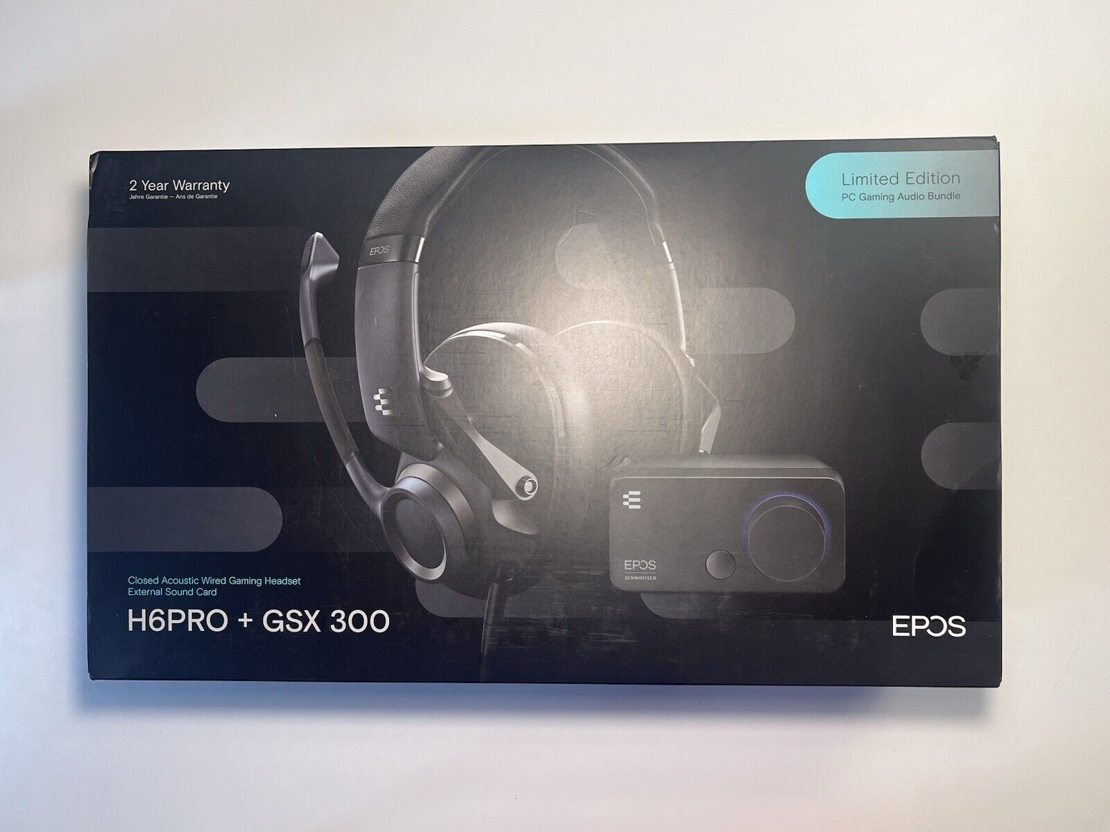 EPOS H6Pro Gaming Headset + GSX 300 Audio Bundle Soundkarte Kopfhörer Verstärker