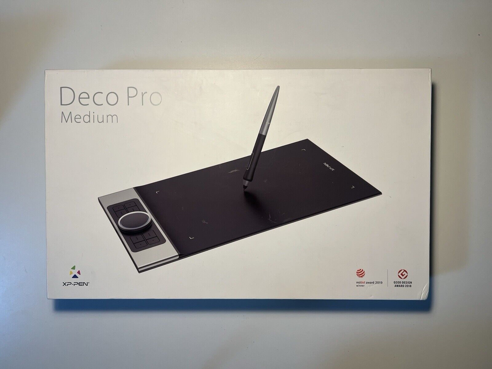 Xp-pen Deco Pro Medium Grafiktablett - Schwarz/Silber