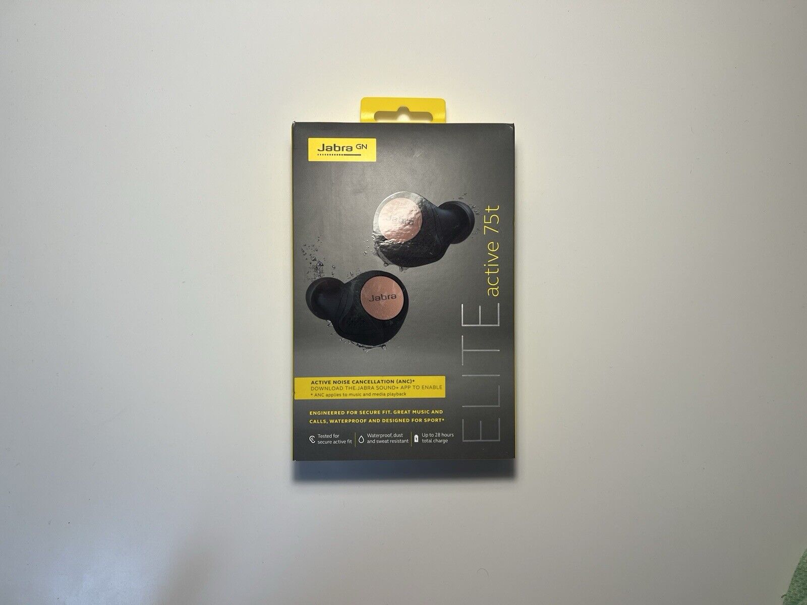 Jabra Elite Active 75t – In-Ear Bluetooth Kopfhörer in ear mit ANC Kupfer